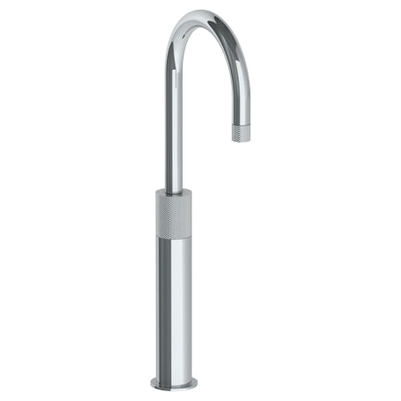 Watermark - Titanium Deck Mounted Extended Monoblock Gooseneck Lavatory Mixer