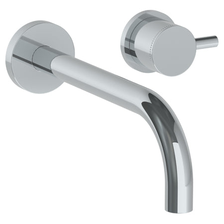 Watermark - Titanium Wall Mounted 2 Hole Lavatory Set With 8 3/4 Inch Spout