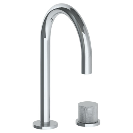 Watermark - Titanium Deck Mounted 2 Hole Gooseneck Lavatory Set
