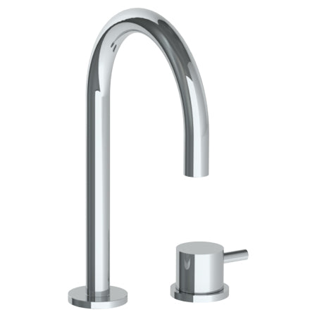 Watermark - Titanium Deck Mounted 2 Hole Gooseneck Lavatory Set