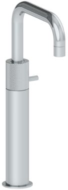 Watermark - Titanium Deck Mounted Extended Monoblock Square Lavatory Mixer