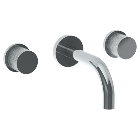 Watermark - Titanium Wall Mounted 3 Hole Lavatory Set With 6 Inch Spout