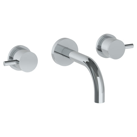 Watermark - Titanium Wall Mounted 3 Hole Lavatory Set With 6 Inch Spout
