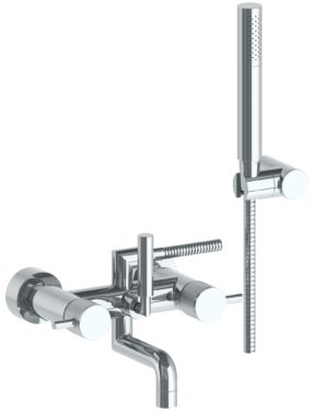 Watermark - Titanium Wall Mounted Exposed Bath Set with Hand Shower