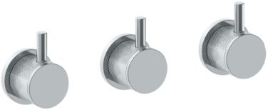 Watermark - Titanium Wall Mounted 3-Valve Shower Trim