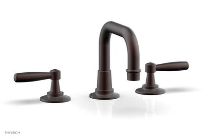 Phylrich - Works Widespread Faucet Low Arched Spout -  Lever Handles