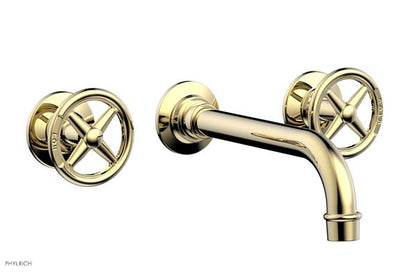 Phylrich - Works Wall Lavatory Faucet - Cross Handles