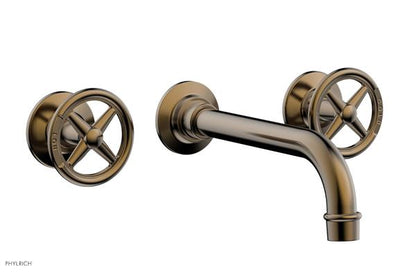 Phylrich - Works Wall Lavatory Faucet - Cross Handles