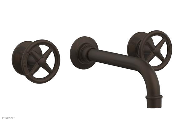 Phylrich - Works Wall Lavatory Faucet - Cross Handles