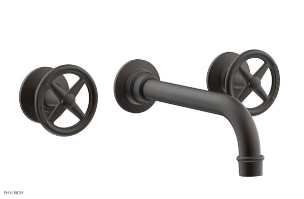 Phylrich - Works Wall Lavatory Faucet - Cross Handles