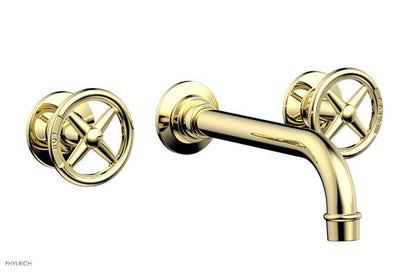 Phylrich - Works Wall Lavatory Faucet - Cross Handles