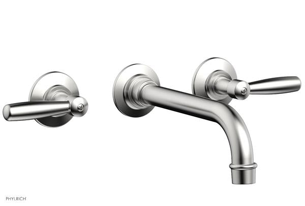 Phylrich - Works Wall Lavatory Faucet - Lever Handles