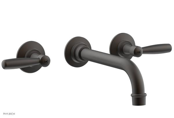 Phylrich - Works Wall Lavatory Faucet - Lever Handles