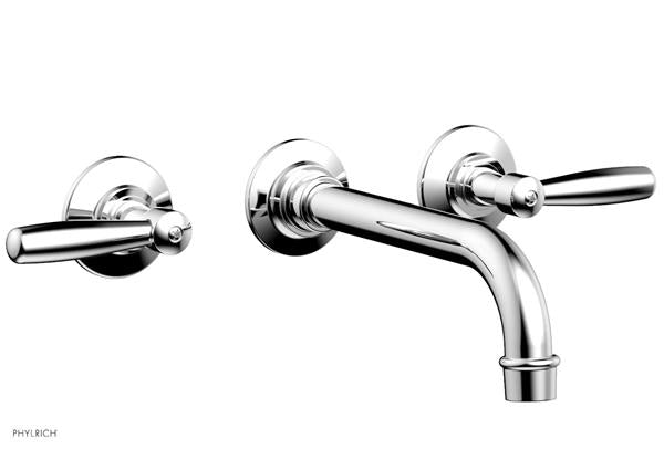 Phylrich - Works Wall Lavatory Faucet - Lever Handles