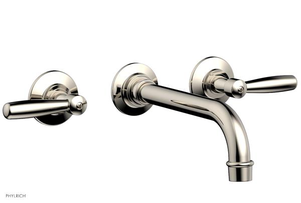 Phylrich - Works Wall Lavatory Faucet - Lever Handles