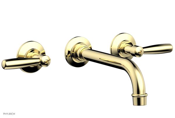 Phylrich - Works Wall Lavatory Faucet - Lever Handles