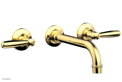 Phylrich - Works Wall Lavatory Faucet - Lever Handles