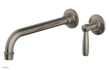 Phylrich - Works 10 Inch Single Handle Wall Lavatory Set - Lever Handle