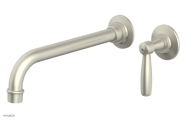 Phylrich - Works 10 Inch Single Handle Wall Lavatory Set - Lever Handle