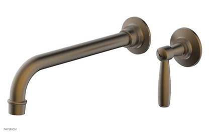 Phylrich - Works 10 Inch Single Handle Wall Lavatory Set - Lever Handle