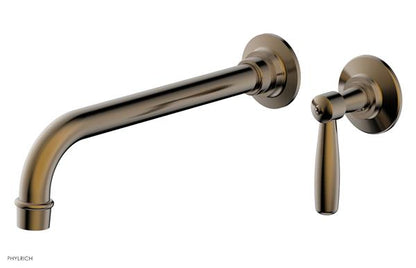 Phylrich - Works 10 Inch Single Handle Wall Lavatory Set - Lever Handle