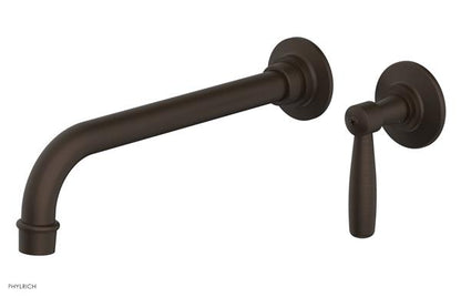 Phylrich - Works 10 Inch Single Handle Wall Lavatory Set - Lever Handle