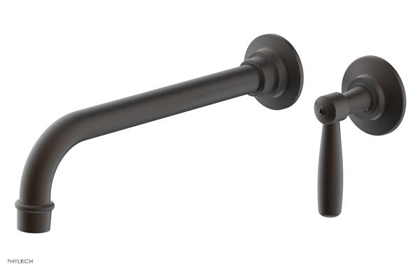 Phylrich - Works 10 Inch Single Handle Wall Lavatory Set - Lever Handle