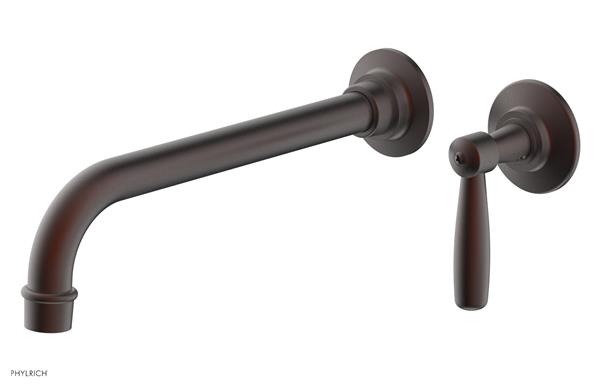 Phylrich - Works 10 Inch Single Handle Wall Lavatory Set - Lever Handle