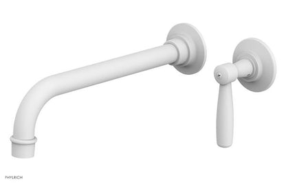 Phylrich - Works 10 Inch Single Handle Wall Lavatory Set - Lever Handle