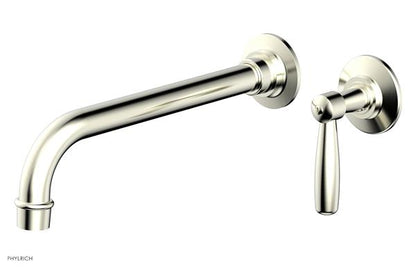 Phylrich - Works 10 Inch Single Handle Wall Lavatory Set - Lever Handle