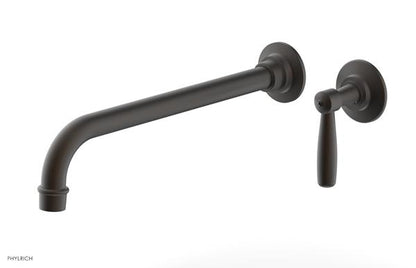 Phylrich - Works 12 Inch Single Handle Wall Lavatory Set - Lever Handle