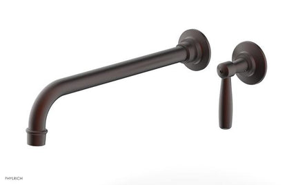 Phylrich - Works 12 Inch Single Handle Wall Lavatory Set - Lever Handle