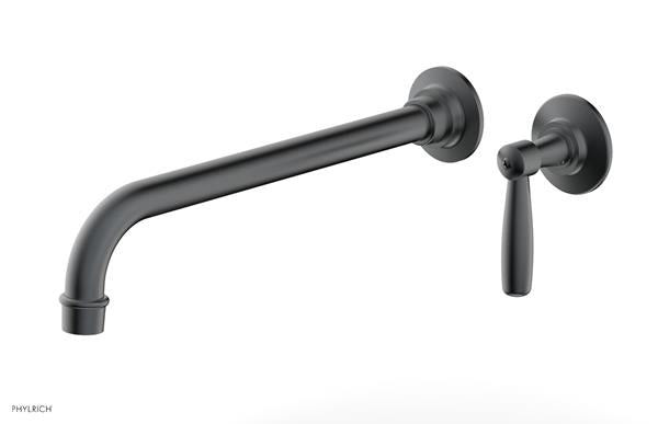 Phylrich - Works 12 Inch Single Handle Wall Lavatory Set - Lever Handle