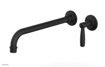 Phylrich - Works 12 Inch Single Handle Wall Lavatory Set - Lever Handle