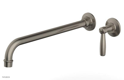 Phylrich - Works 14 Inch Single Handle Wall Lavatory Set - Lever Handle