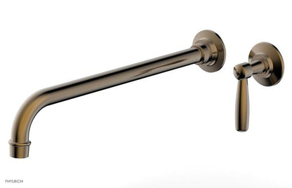 Phylrich - Works 14 Inch Single Handle Wall Lavatory Set - Lever Handle
