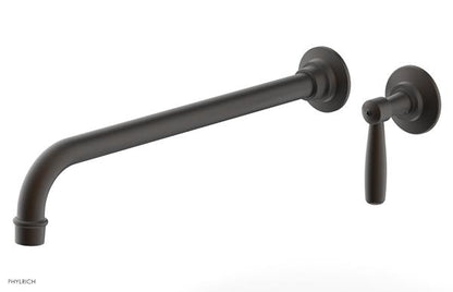 Phylrich - Works 14 Inch Single Handle Wall Lavatory Set - Lever Handle