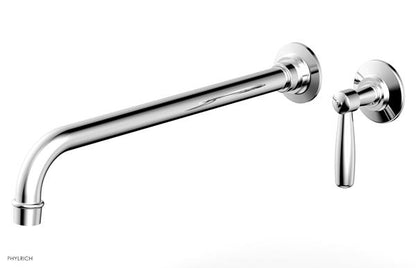 Phylrich - Works 14 Inch Single Handle Wall Lavatory Set - Lever Handle