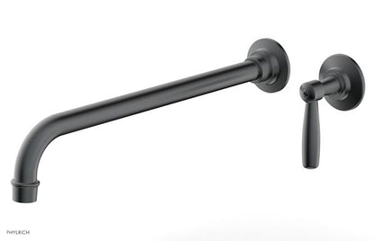 Phylrich - Works 14 Inch Single Handle Wall Lavatory Set - Lever Handle