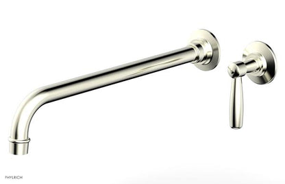 Phylrich - Works 14 Inch Single Handle Wall Lavatory Set - Lever Handle
