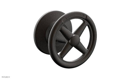 Phylrich - Works Volume Control/Diverter Trim - Cross Handle - Diverter Engraved