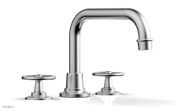 Phylrich - Works Deck Tub Set High Spout - Cross Handles