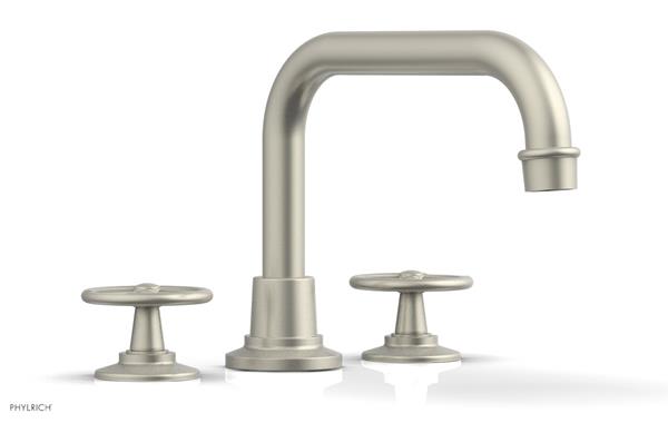 Phylrich - Works Deck Tub Set High Spout - Cross Handles
