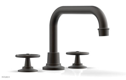 Phylrich - Works Deck Tub Set High Spout - Cross Handles