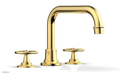 Phylrich - Works Deck Tub Set High Spout - Cross Handles