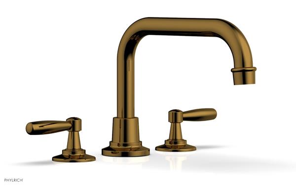 Phylrich - Works Deck Tub Set High Spout - Lever Handle