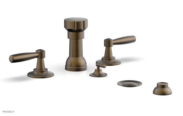 Phylrich - Works Four Hole Bidet Set - Lever Handle