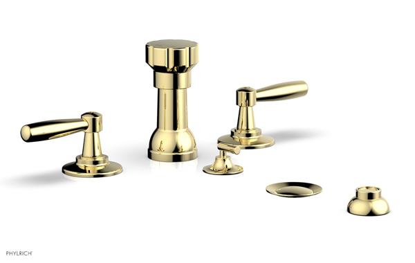 Phylrich - Works Four Hole Bidet Set - Lever Handle