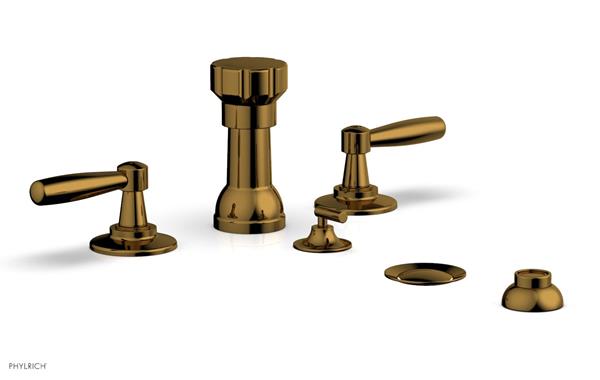 Phylrich - Works Four Hole Bidet Set - Lever Handle