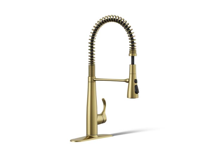 Kohler - Simplice Semi-Professional Kitchen Sink Faucet With Three-Function Sprayhead